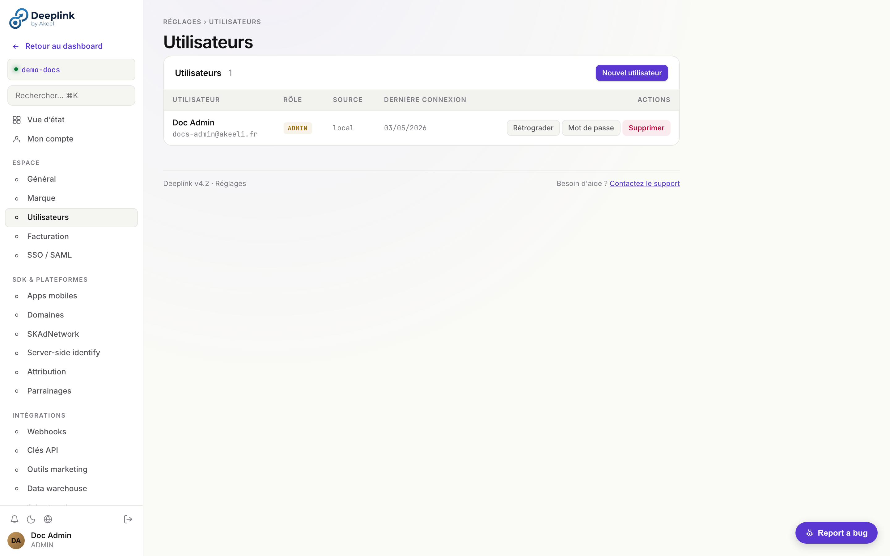 Réglages → Members : gestion des utilisateurs/rôles